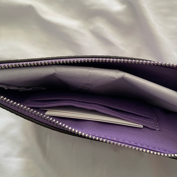 Coach Lavender Signature Wristlet - Picture 2 of 4